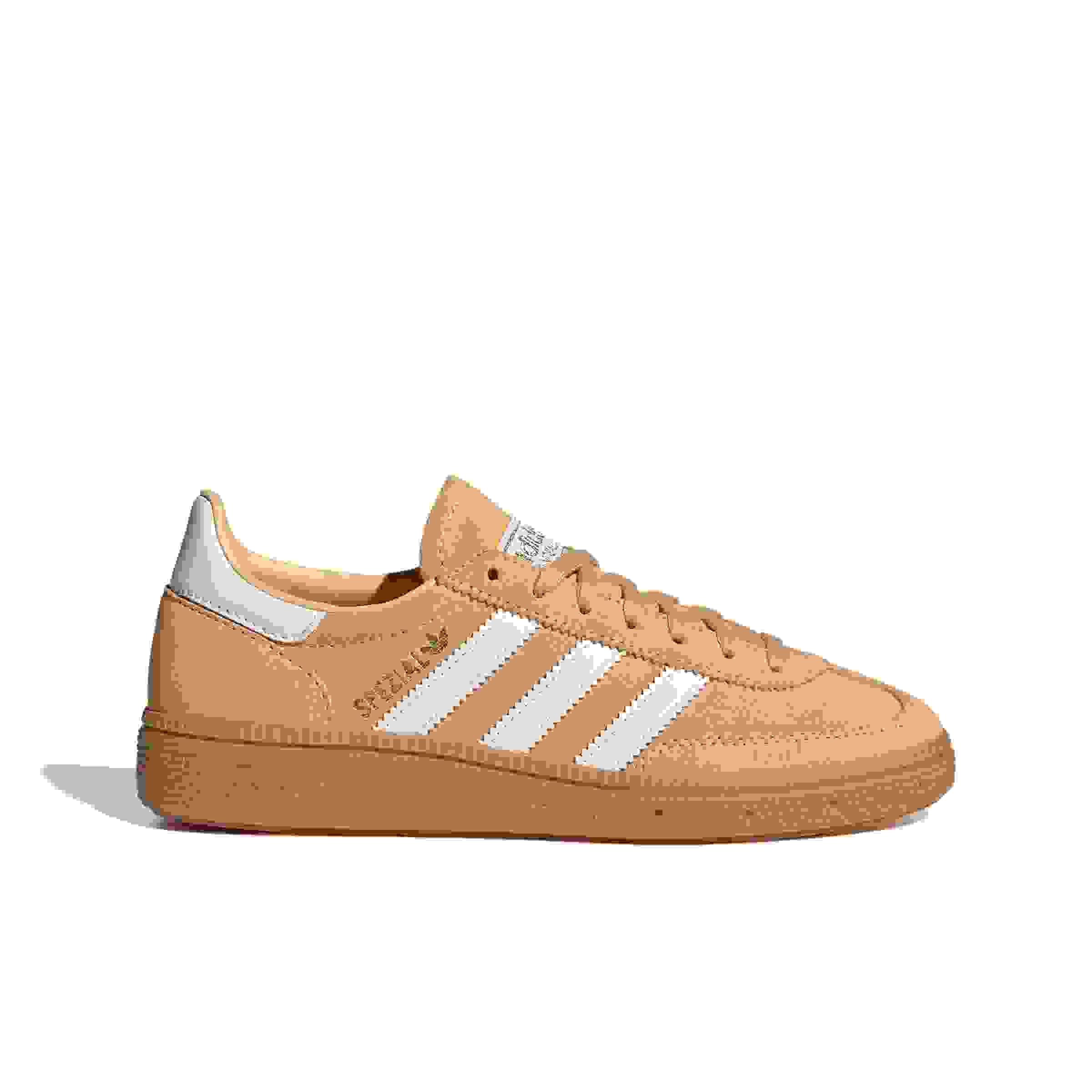adidas Originals Handball Spezial Grade School Boys' "Semi Ice Tangerine/Ftwr White/Gum 3" Shoe